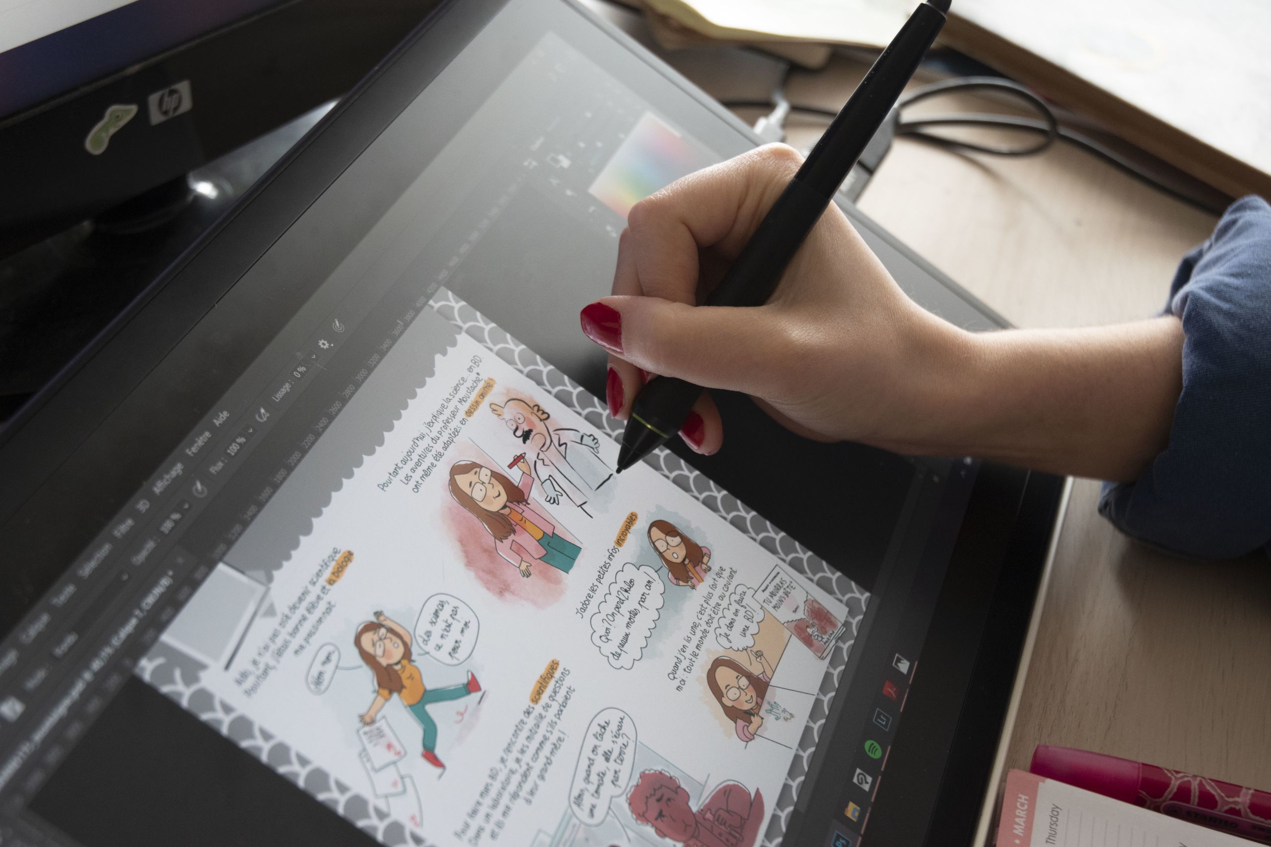 Marie Spénale illustre des magazines pour la jeunesse 